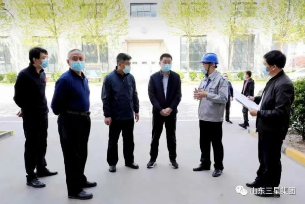 鄒平市委常委、宣傳部長，副市長商獻(xiàn)文來山東三星集團(tuán)調(diào)研