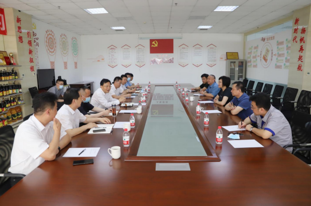 鄒平市委副書記、市長張謙來山東三星集團(tuán)調(diào)研