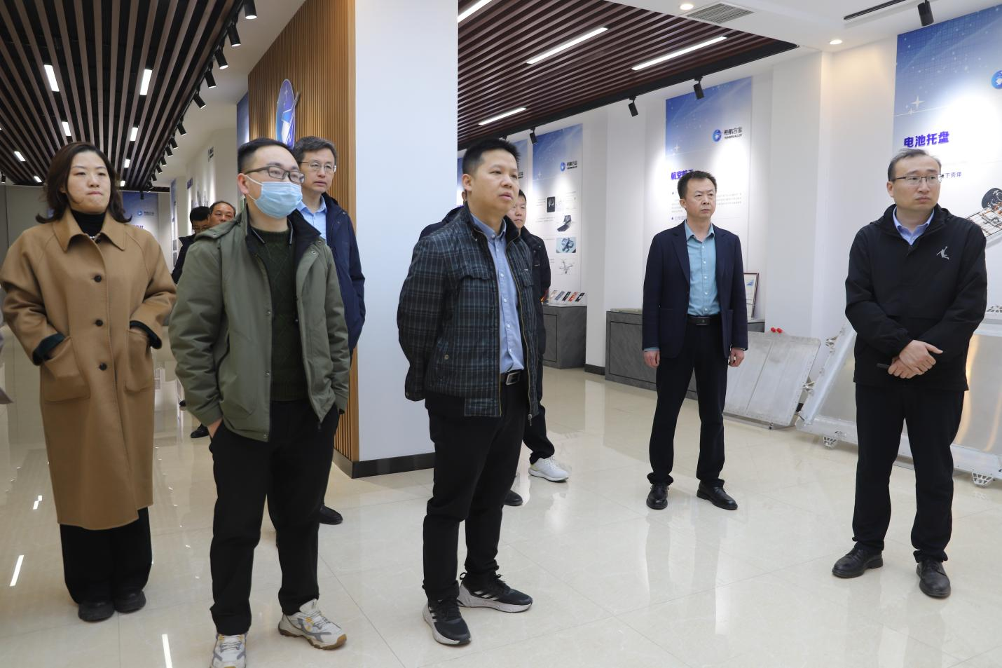 工信部原材料司有色金屬與稀土處副處長江川來山東三星集團調研