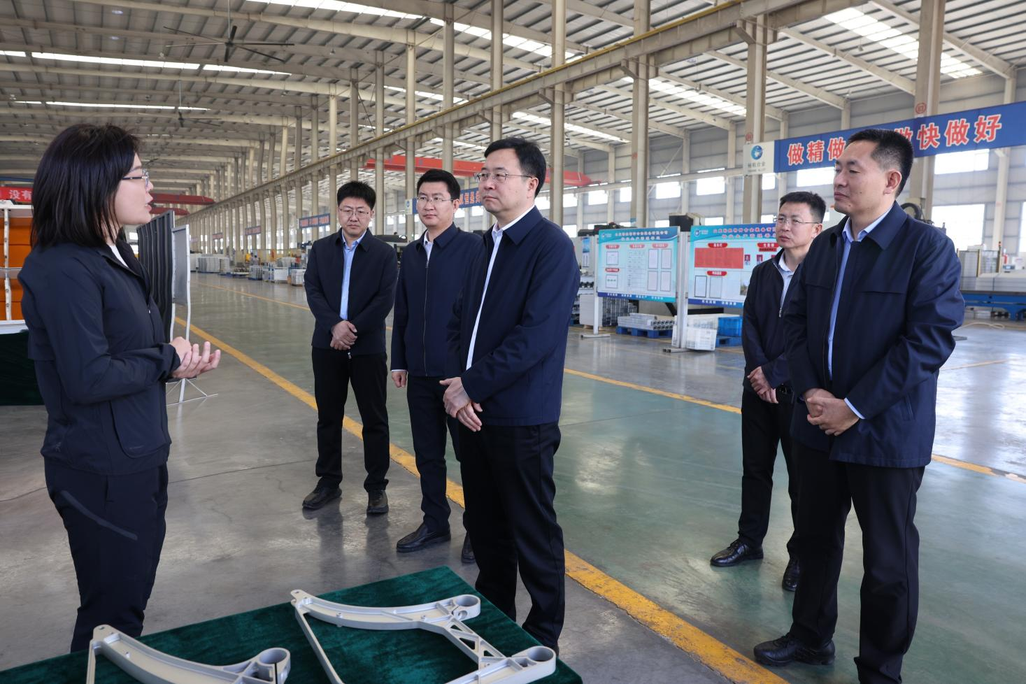 鄒平市委副書記、代市長孫東平來山東三星集團調研